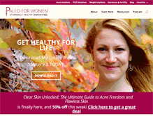 Tablet Screenshot of paleoforwomen.com